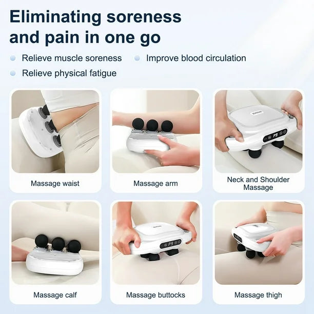 12-Head Fascia Massage Gun